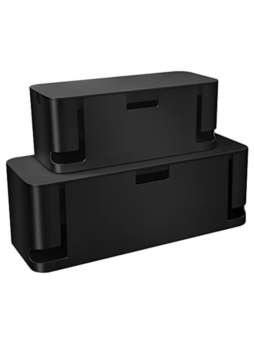 Cable Management Box Set Cord Organizer Power Strip Cover Wire Hider Desk TV